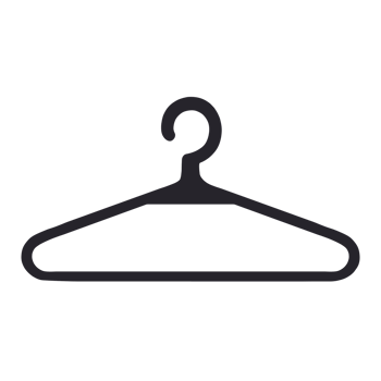 Black hanger clip art png