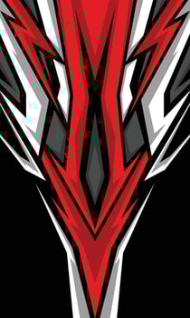 Modern abstract geometric lines background for sublimation sports jersey vector