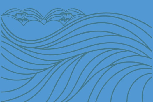 modern Flowing Wave Digital Abstract pattern design illustration. vector