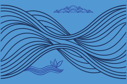 modern Wave Digital . vector