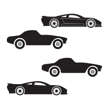 Race Car , Collection Car Racing, Clip art collection for craftworks vector
