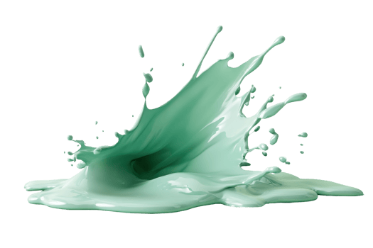 Abstract digital illustration of a vibrant liquid splash. png