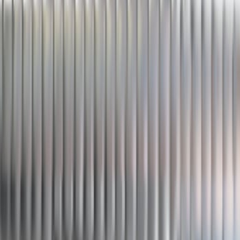 Glass pattern texture effect. Holograph ice reed metal. Abstract 3d ribbed line gradient. Fluted laser ripple striations. Silver light corrugated wall. Seamless frosted plastic prism panel vector