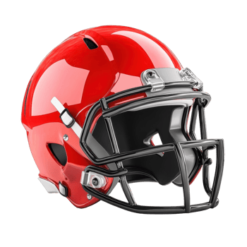 american football helmet on a transparent background png