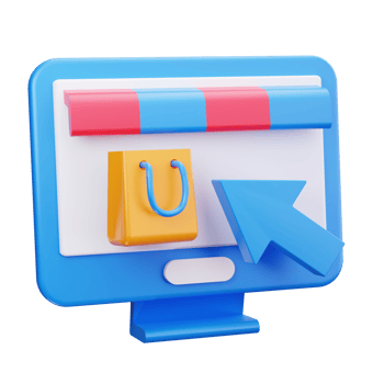 Online Shopping 3D Icons png