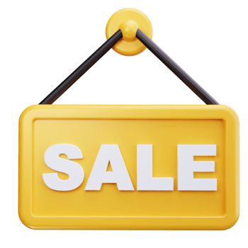 Sale Board 3D Icons png