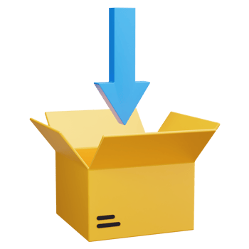 Delivery box 3d Icon png