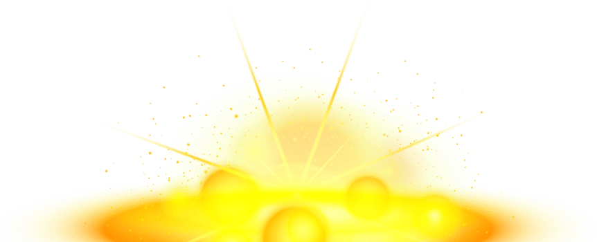 Gold beam explode special effect png