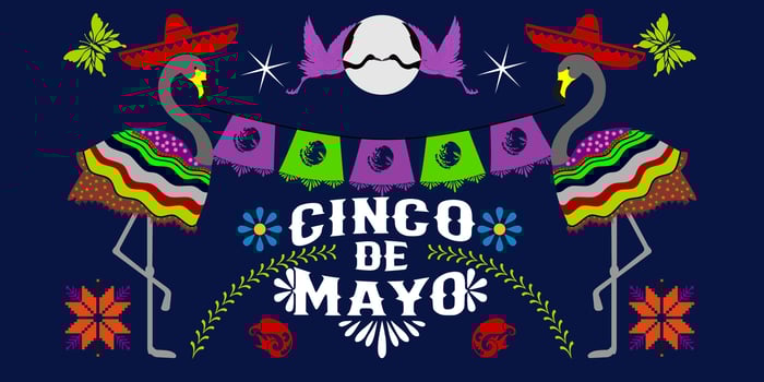 Cinco de Mayo with this vibrant Mexican fiesta design vector