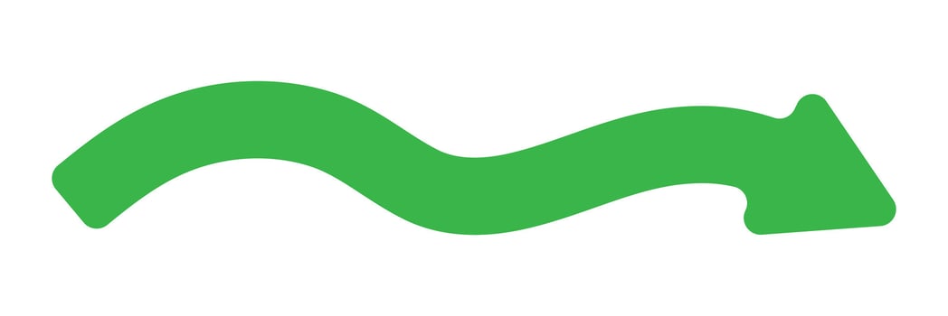 Green Arrow icon. green arrow icon on white background. flat style. arrow icon for your web site design, logo, app, UI. curved arrow sign. vector