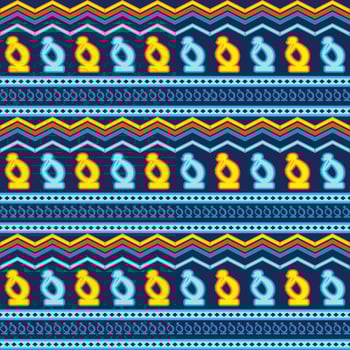 mystic chevorn pattern seamless vector