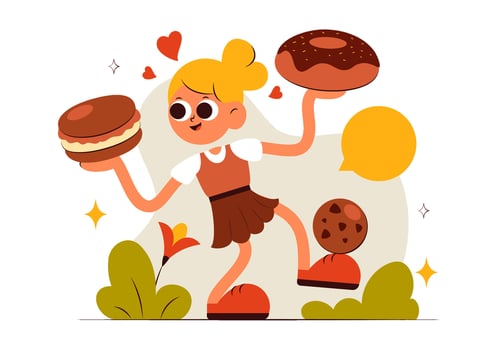 World Chocolate Day Poster with Delicious Treats and Cocoa Cake on July 7 vector