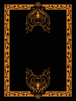 Premium Botanical Frame with Vintage Finish vector
