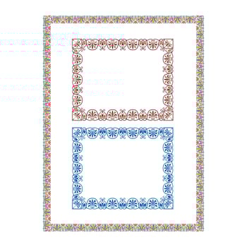 Frame for Modern Art graphics Design vector