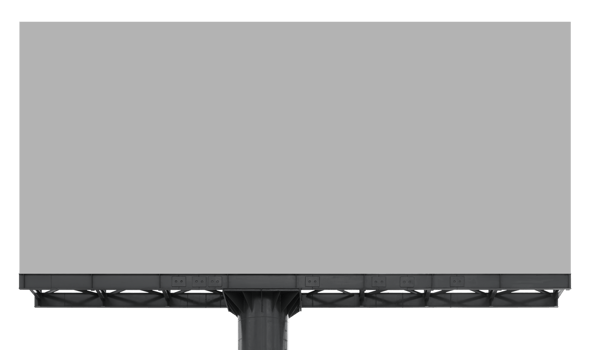 Outdoor billboard pole png