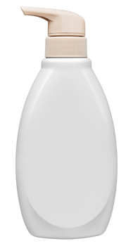 Mock up shampoo pump png