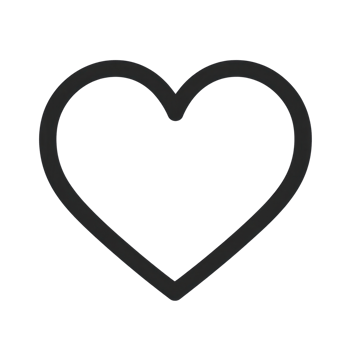 Heart shape design isolated on a white background for creative projects and digital applications png