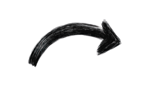 Bold black arrow pointing right displayed on a clean white background for clear visual guidance png