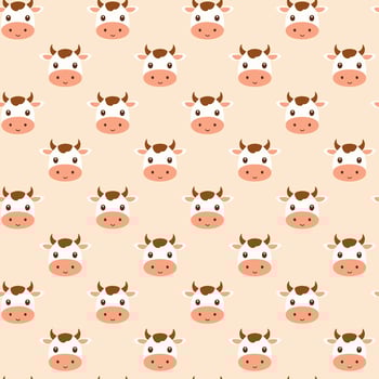 Cow pattern design vector