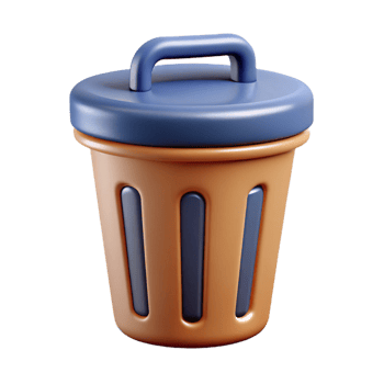 peaceful impressive Trash can icon, symmetrical and single-weight stroke. with Scalable Design. professional png