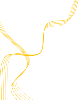 Wave golden line design png