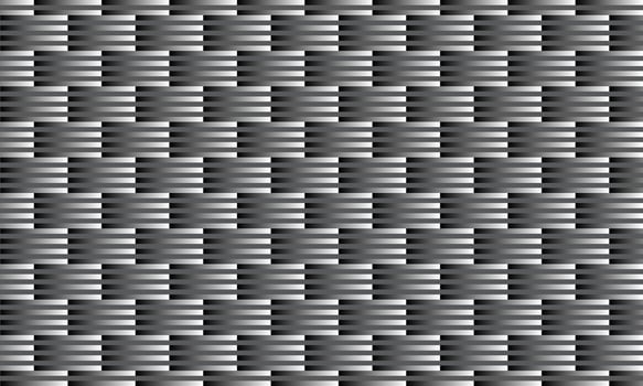 Abstract metal stripe texture background. Horizontal monochrome lines pattern. geometric lines. vector