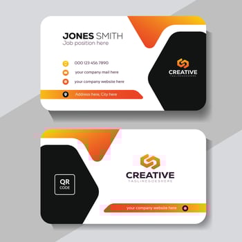 Modern Identity Business Card Design vector