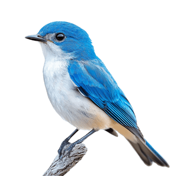 blue bird isolated on transparent background png