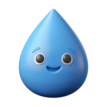 splendid energetic gothic Teardrop character with a rounded bottom. Single-weight stroke, minimal, flat color with Scalable Design. handcrafted png