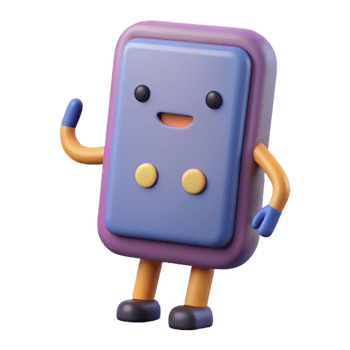 wonderful notable Phone character with a single button. Single-weight stroke, flat color, minimal design with Scalable Design. png