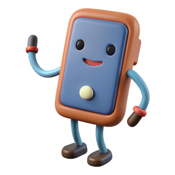 majestic dreamy renaissance Phone character with a single button. Single-weight stroke, flat color, minimal design with Scalable Design. 8K png
