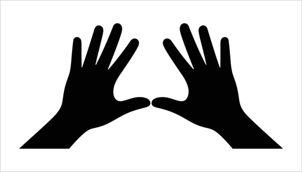 Symbol of Unity and Care Hand Illustration Design vector