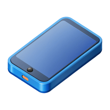quintessential creative Isometric phone with single-weight stroke and scalable design. FORMAT with Scalable Design. elite png