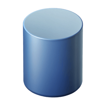 exemplary futuristic Geometric outline of a cylinder. Symmetrical, single-weight stroke, with Scalable Design. studio quality png