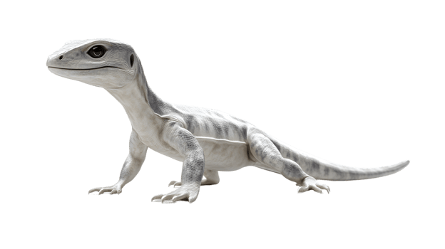 A detailed rendering of a prehistoric reptile showcasing its textured scales and lifelike feat png