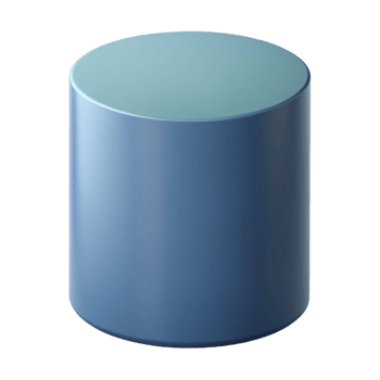 wonderful inspired Geometric silhouette of a cylinder. Clean lines, minimal, flat color with Scalable Design. png