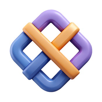 stunning tropical Intertwined diamond shapes, scalable design, flat color palette with Scalable Design. impeccable png