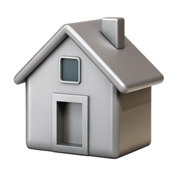stunning retro Crisp edges outline a simple house. Flat grey. Single-weight stroke with Scalable Design. studio quality png