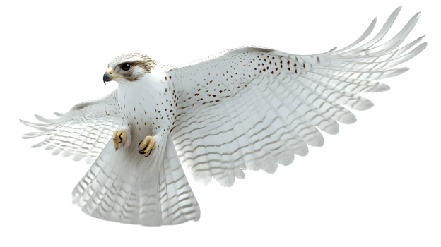 Soaring White Bird with Extended Wings Detailed Feathers Wildlife Photography Nature Backgro png