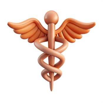 beautiful art deco Scalable caduceus symbol with sharp edges and a flat color design with Scalable Design. exclusive png