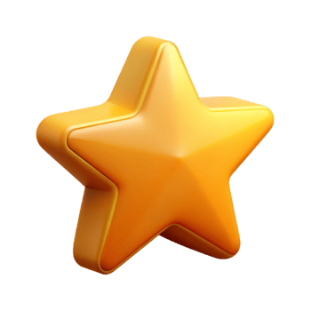 energetic immaculate Star icon. Achievement, rating. Symmetrical, flat color with Scalable Design. precision png