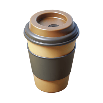calm beautiful Pictogram of a coffee cup. Scalable, flat color, crisp edges with Scalable Design. top-tier png