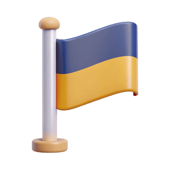 standout mid-century A minimal flag icon. Single-weight stroke, flat color with Scalable Design. artisan png