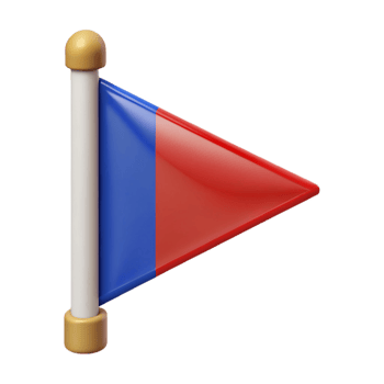 standout vintage Triangular flag with a vertical line. Scalable design, single-weight stroke, clean lines with Scalable Design. artisan png