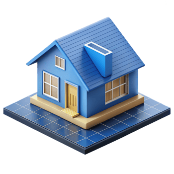 timeless urban Geometric blueprint of a house with clean lines and flat colors with Scalable Design. detailed png