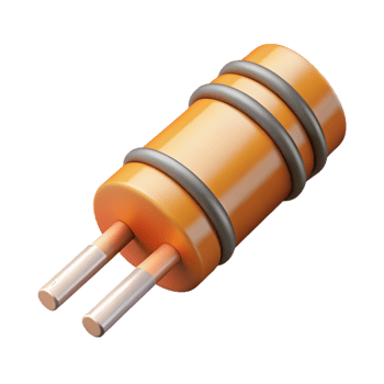 mesmerizing coveted Symmetrical technical drawing of a resistor with minimal detail and flat color with Scalable Design. png