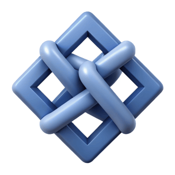 splendid quintessential Interlocking square pattern, clean lines, flat color, minimal design with Scalable Design. png