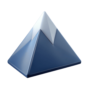 immaculate classic Sharp-edged, triangular logo representing a mountain peak. Minimal, clean lines with Scalable Design. fine detail png
