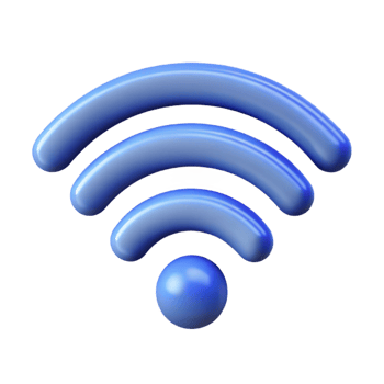 dazzling sought-after Wifi pictogram. Crisp edges, minimal, flat color with Scalable Design. png
