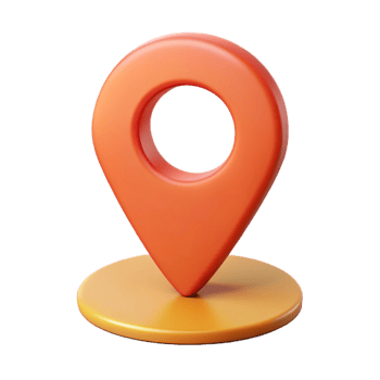 picturesque intense baroque Location pin pictogram. Minimal, flat color, crisp edges with Scalable Design. top-tier png